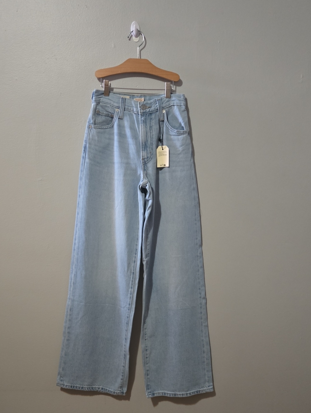 Levi's Cinch Wide Leg Light Blue Jeans